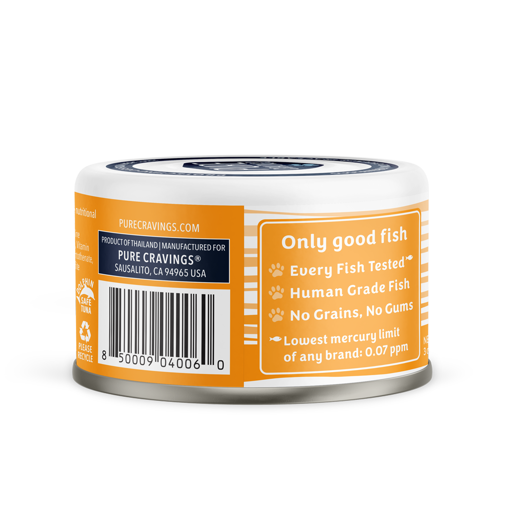 Pure Cravings Minced Tuna & Chicken Mercury Tested Canned Cat Food, 12/3oz