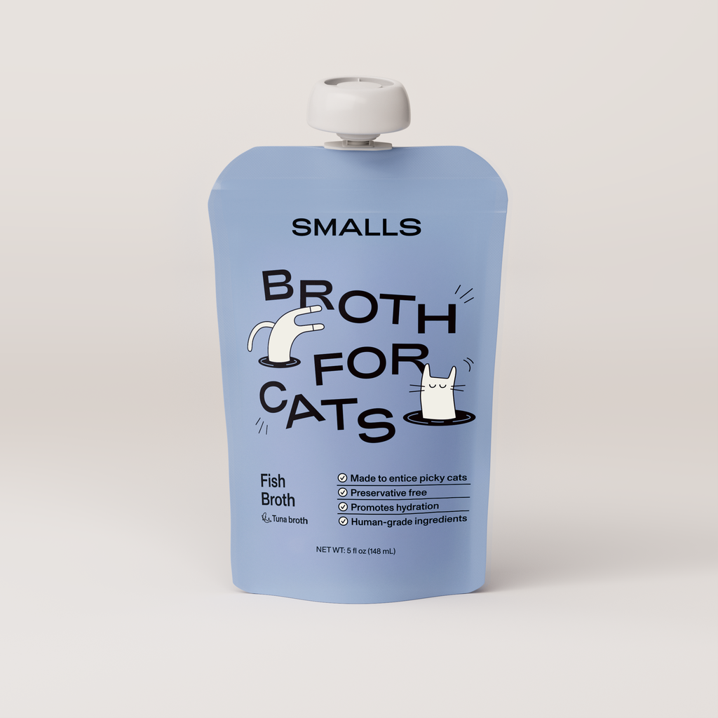 Smalls Fish Broth Slow Cooked Tuna Broth Food Topper for Cats