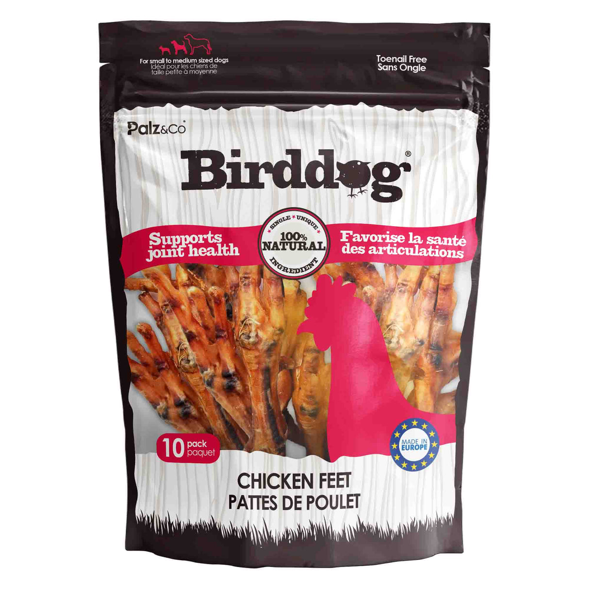 Palz&Co Birddog Chicken Feet Dog Treats