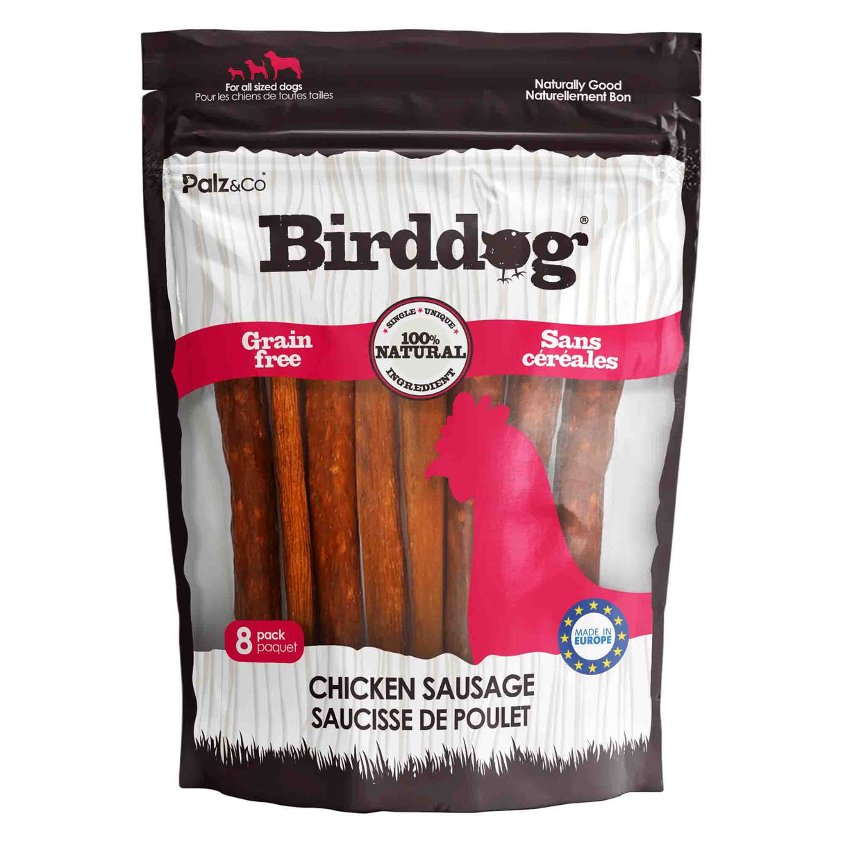 Palz&Co Birddog Chicken Sausage Dog Treats