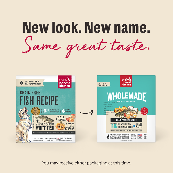 The Honest Kitchen Grain Free Fish Recipe Dehydrated Dog Food, 4lb