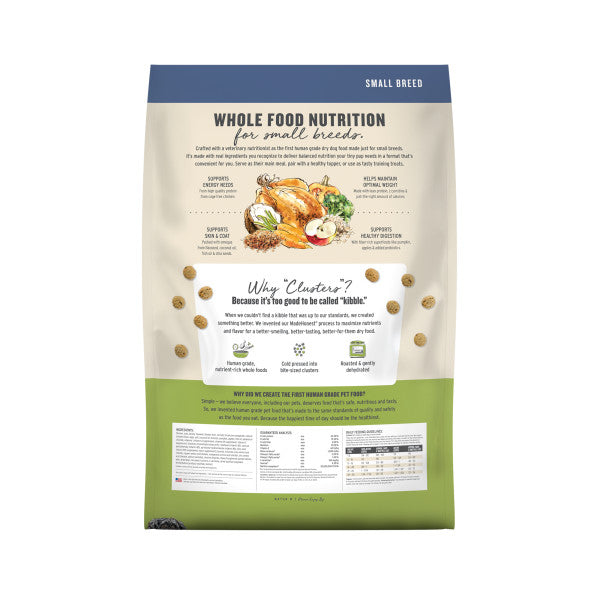The Honest Kitchen Gourmet Whole Food Clusters Small Breed Whole Grain Chicken & Superfoods Recipe Dry Dog Food