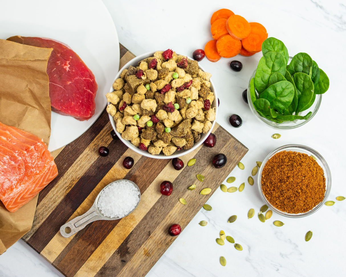 The Simple Food Project Synthetic-Free Freeze-Dried Dog Food - Beef & Salmon Recipe