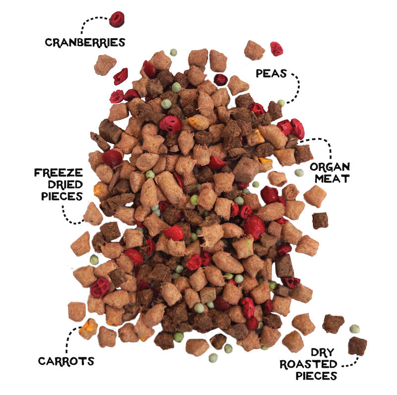 The Simple Food Project Synthetic-Free Freeze Dried Dog Food - Chicken & Turkey Recipe