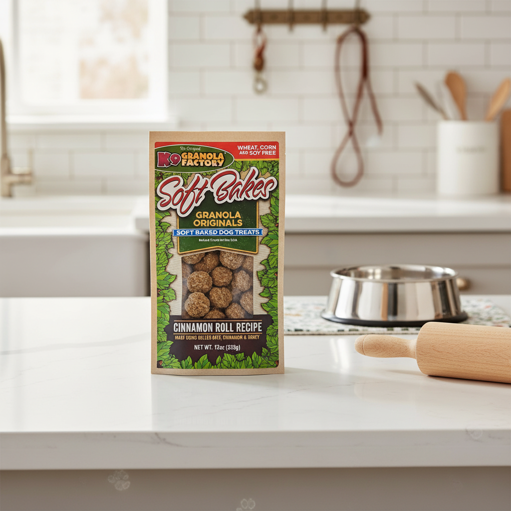 K9 Granola Factory Soft Bakes Dog Treats - Cinnamon Roll