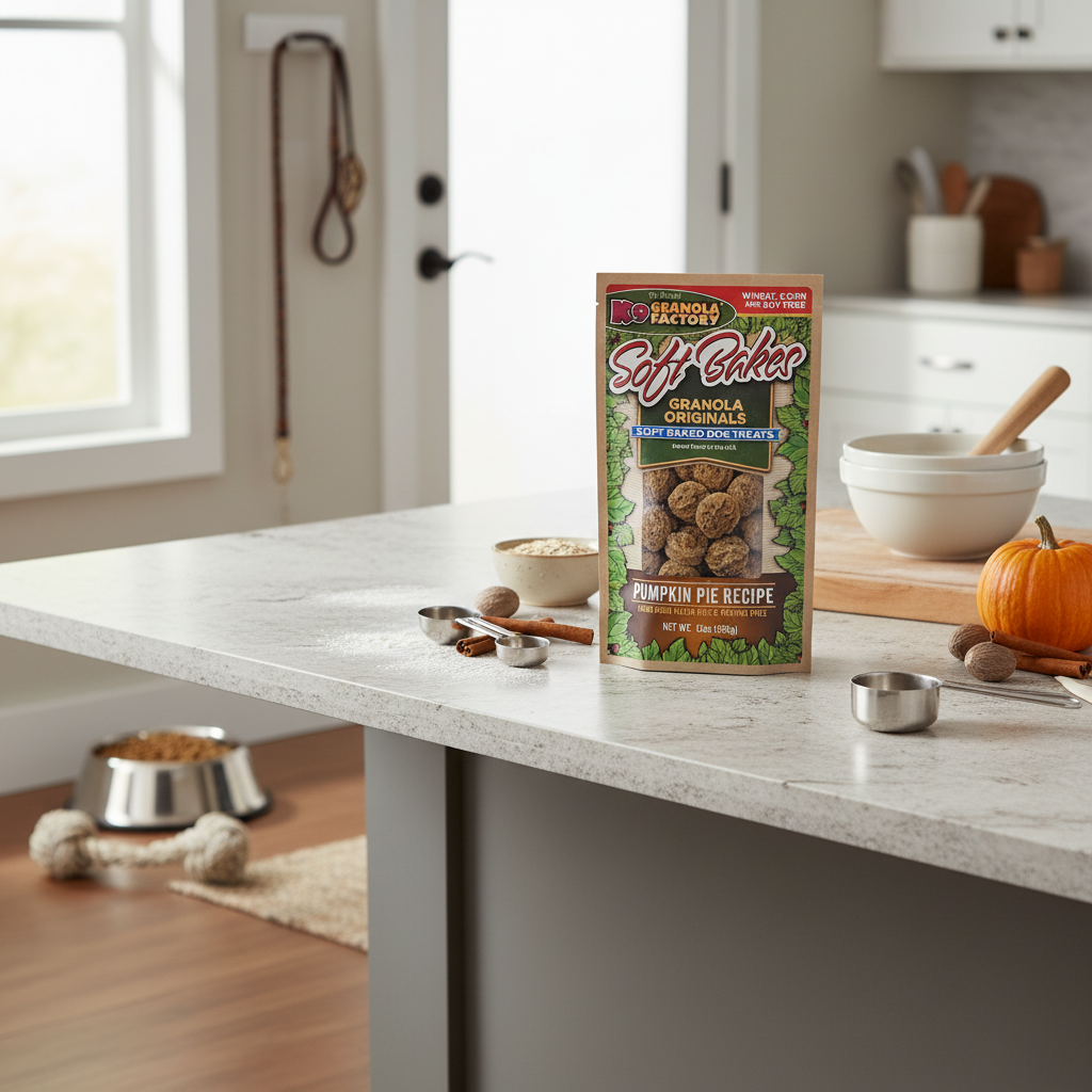 K9 Granola Factory Soft Bakes Dog Treats - Pumpkin Pie