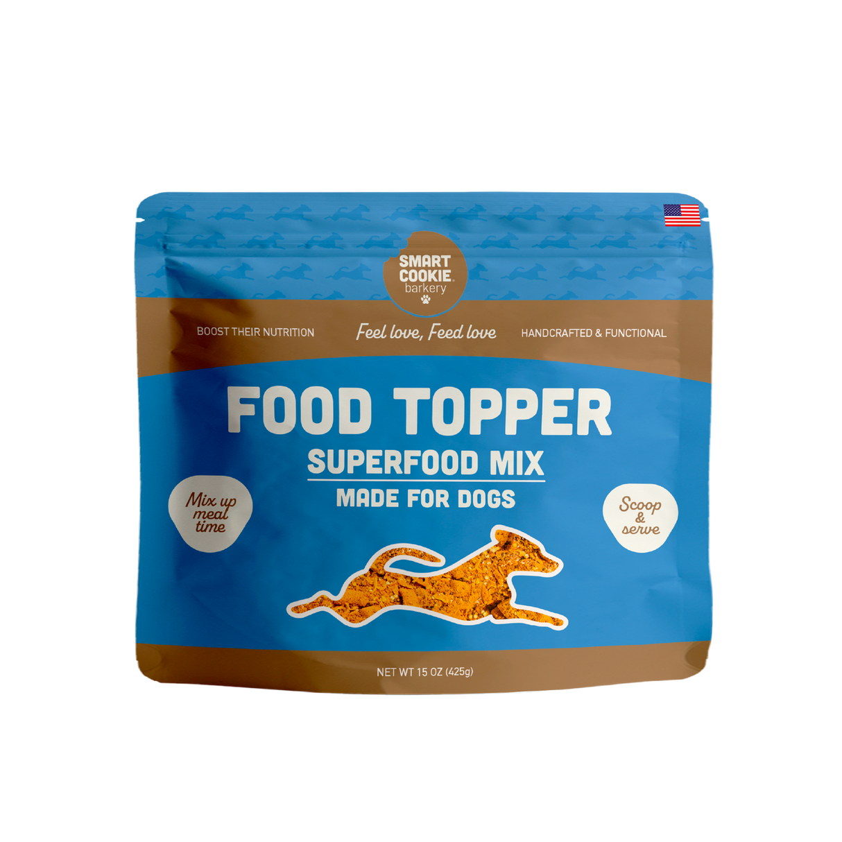 Smart Cookie Barkery Superfood Food Topper For Dogs, 15oz