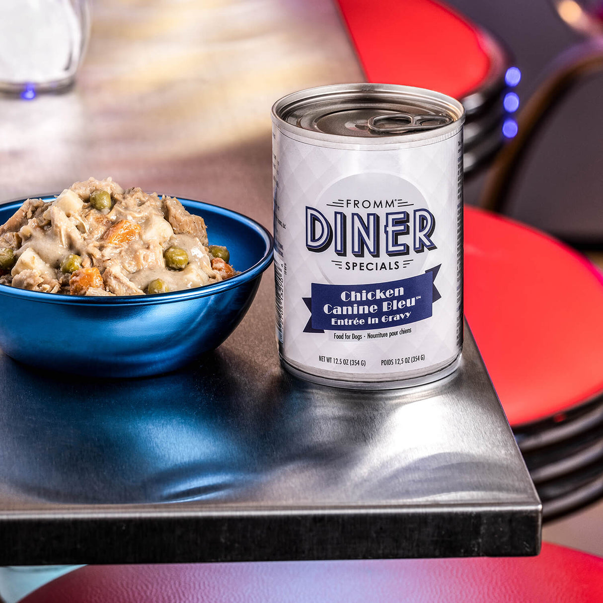 Fromm Chicken Canine Bleu Entree in Gravy Canned Dog Food, 12/12.5oz