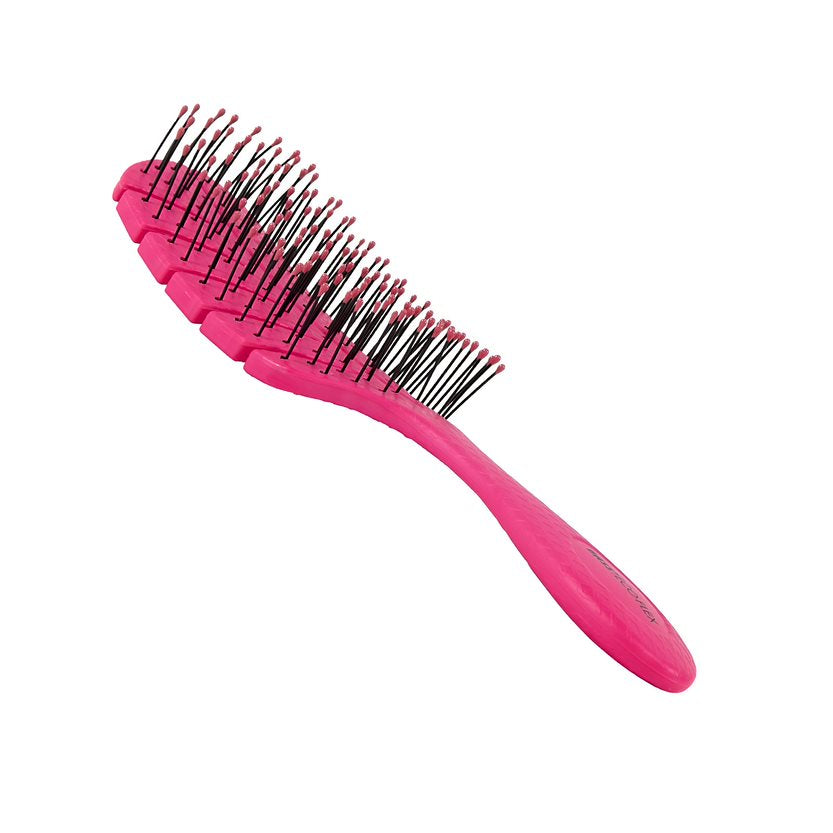 Bass Brushes Detangling Bio-Flex Nylon Pin Brush For Dogs, ECF1 Assorted Colors