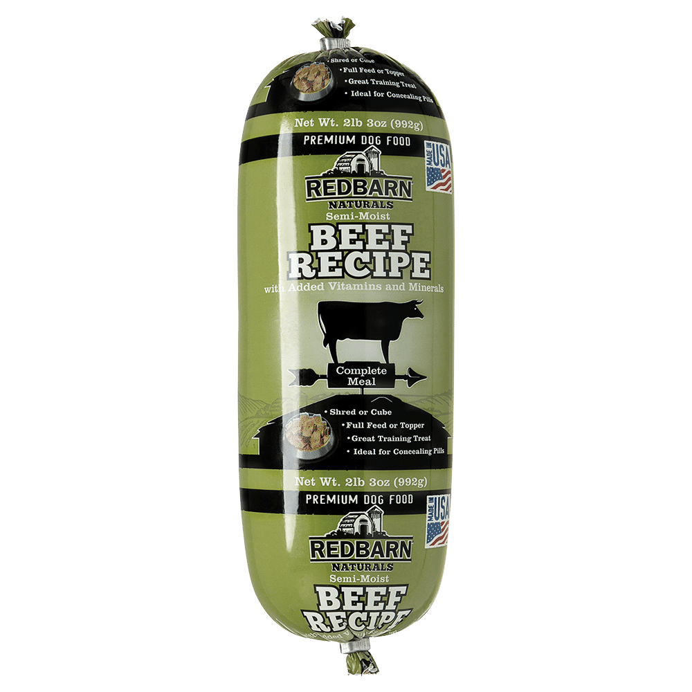 Redbarn Dog Food Roll, Beef