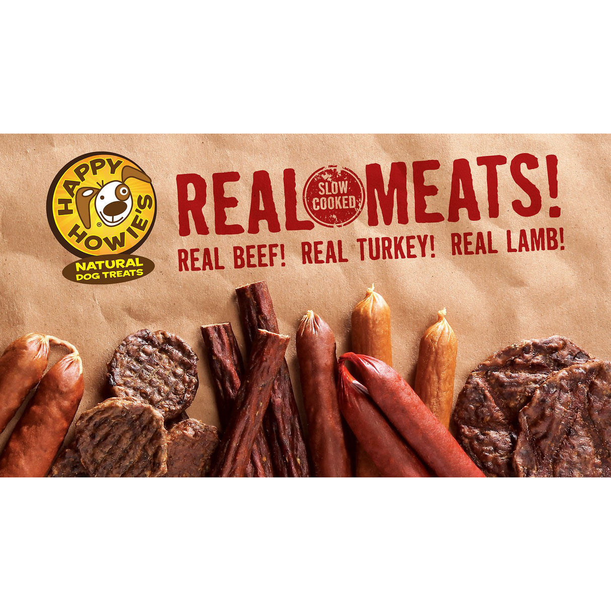 Happy Howie's USA Beef Sausage Meaty Dog Treats