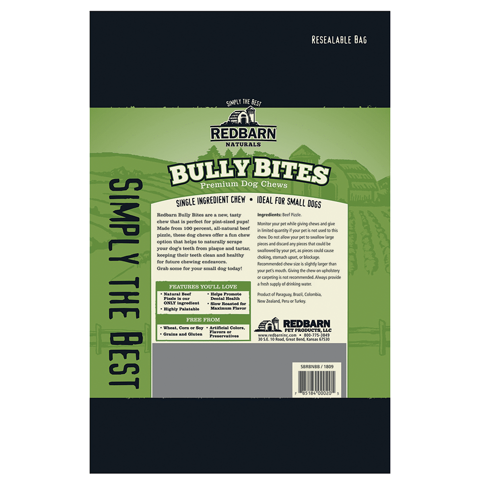 Redbarn Naturals Bully Bites Dog Treats, 10oz