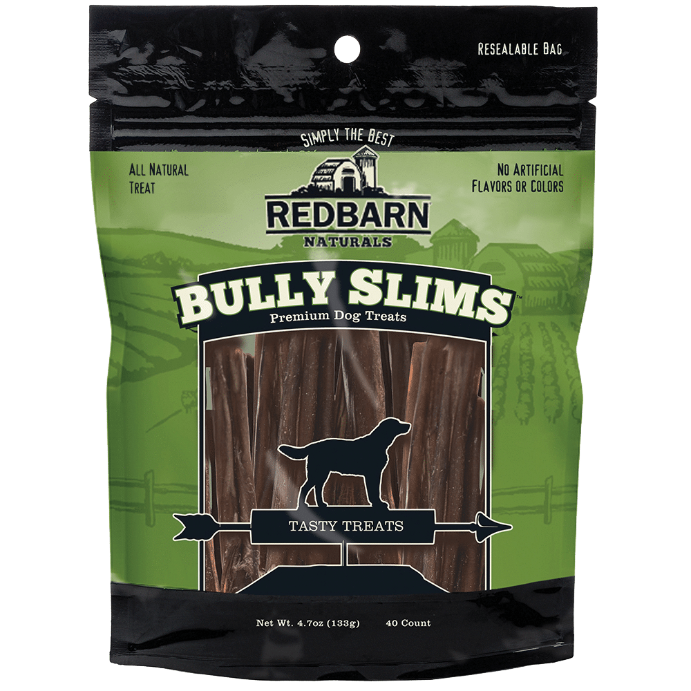 Redbarn Beef Esophagus Bully Slims Dog Treats 40ct WhiteDogBone White Dog Bone