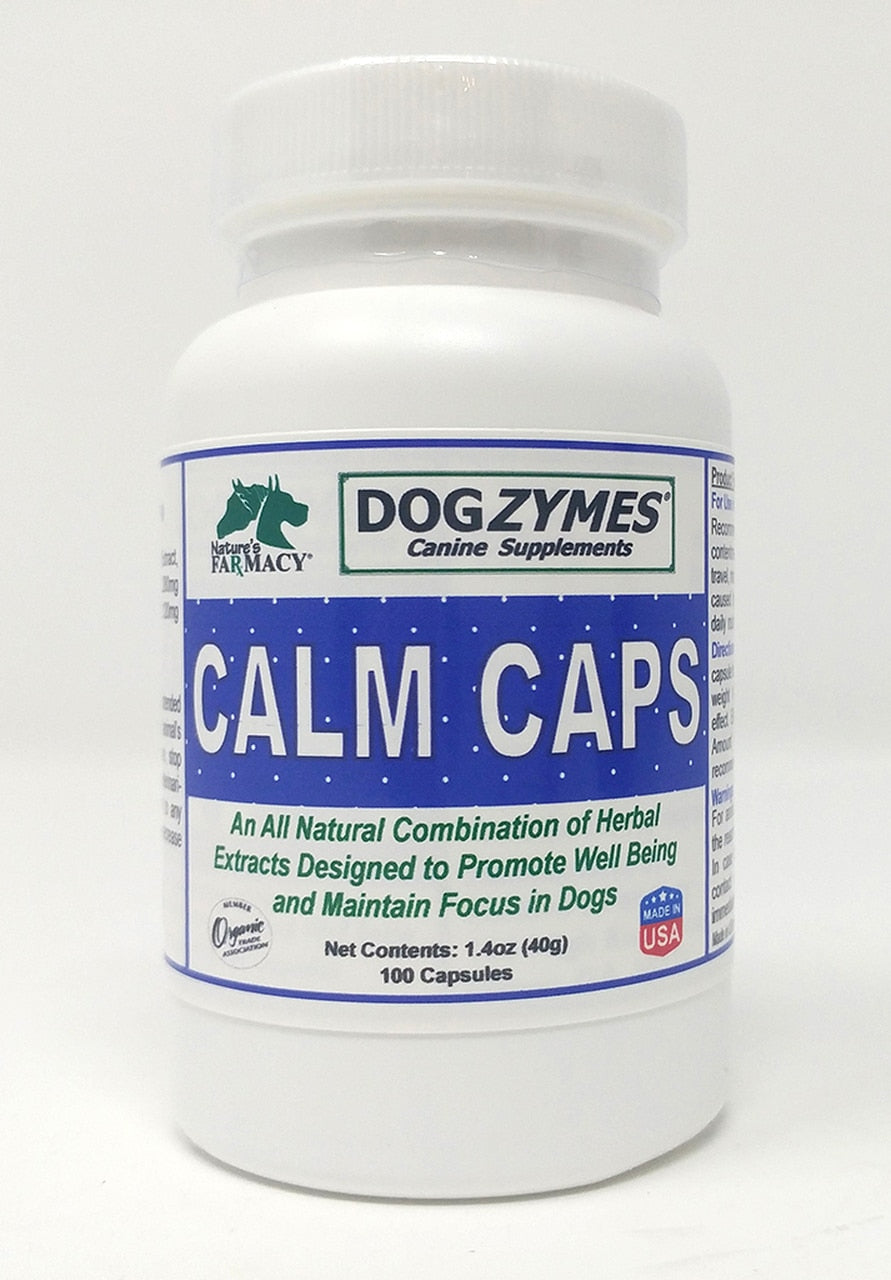 Nature's Farmacy Dogzymes Calm Caps For Dogs, 100ct