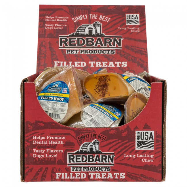 Redbarn Cheese N' Bacon Filled Hoof Chew For Dogs
