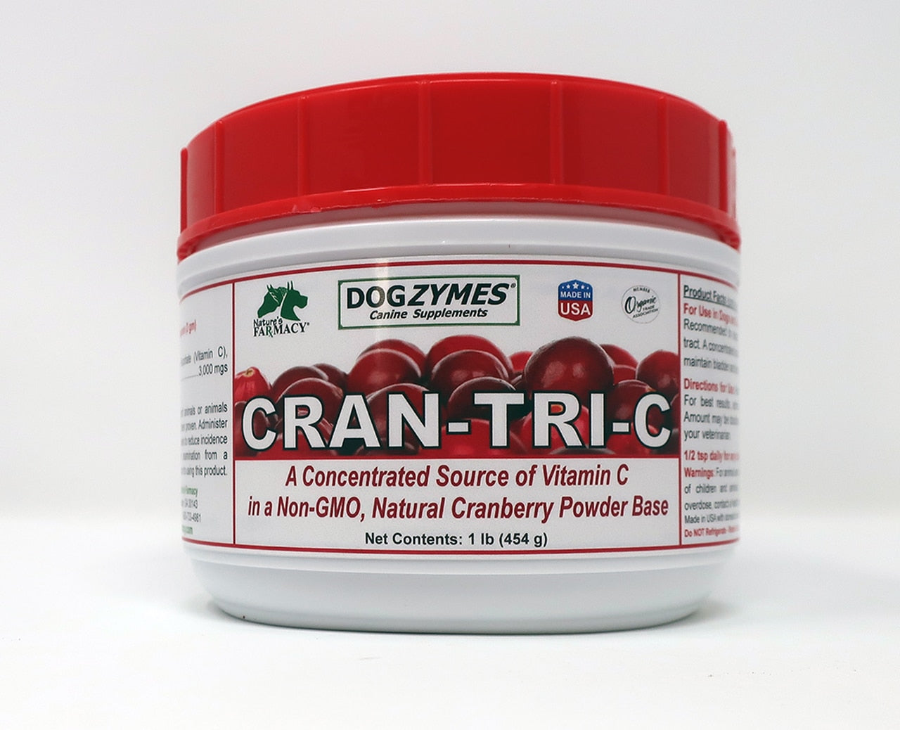 Nature's Farmacy Dogzymes Cran Tri C Supplement For Dogs