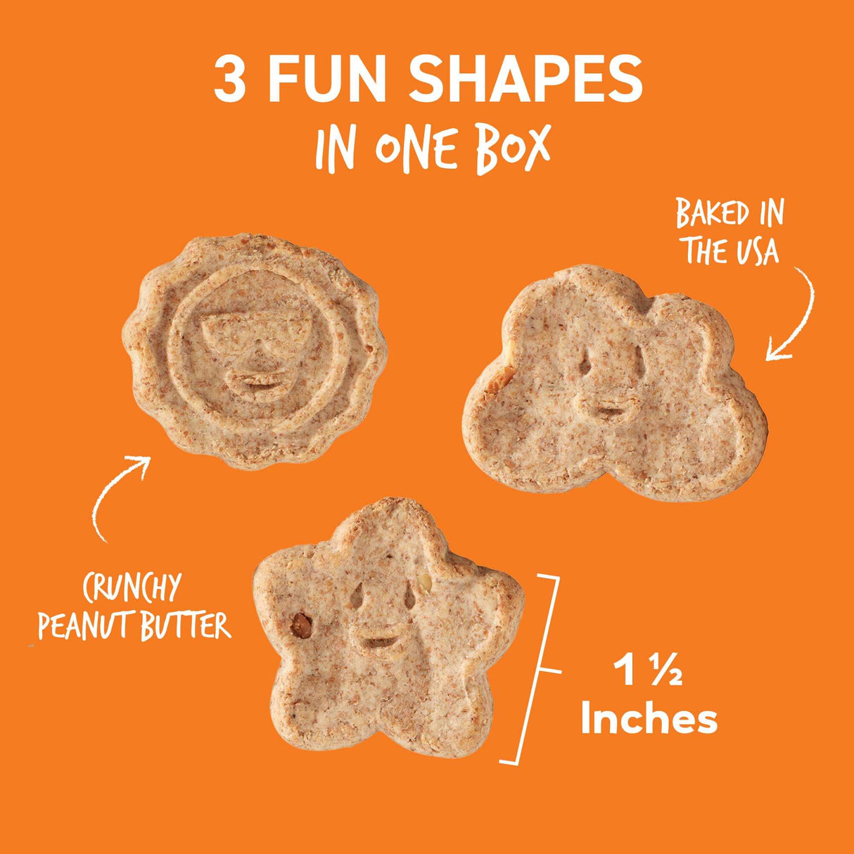 Cloud Star Wag More Bark Less Oven Baked Dog Treats with Crunchy Peanut Butter