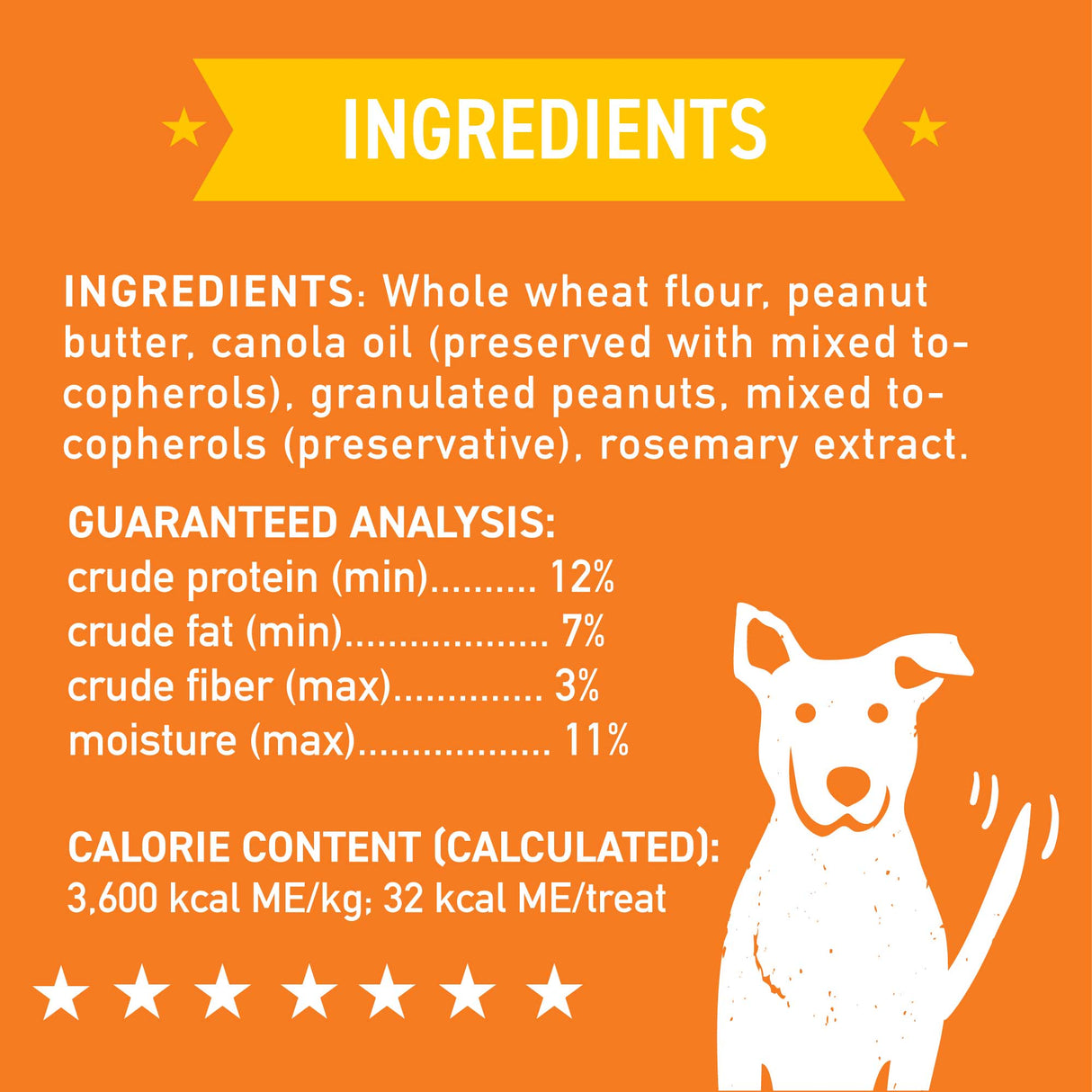 Cloud Star Wag More Bark Less Oven Baked Dog Treats with Crunchy Peanut Butter