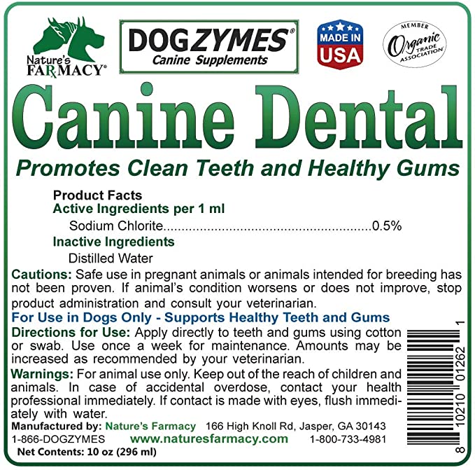 Nature's Farmacy Dogzymes Canine Dental Formula For Dogs