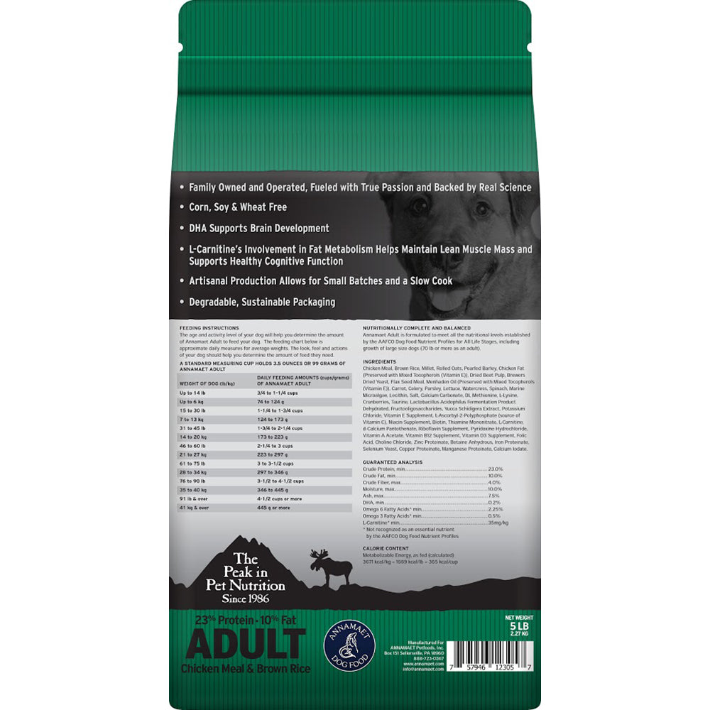Annamaet Original Adult Formula Dry Dog Food