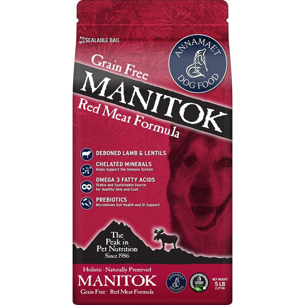 Annamaet Grain Free Manitok Red Meat Formula Dry Dog Food