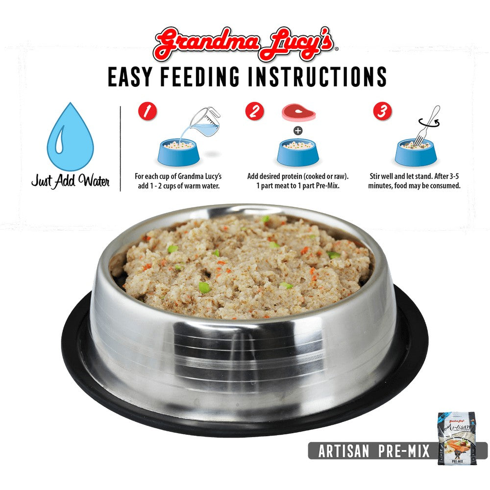 Grandma Lucy's Grain Free Artisan Pre-Mix Freeze Dried Dog Food