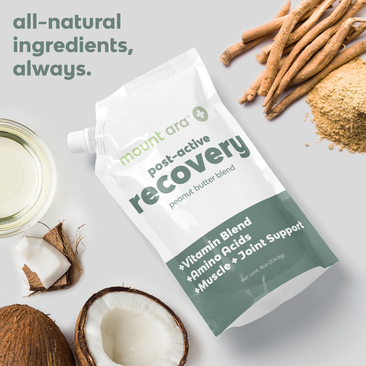 Mount Ara Post Activity Recovery Peanut Butter Spread For Dogs