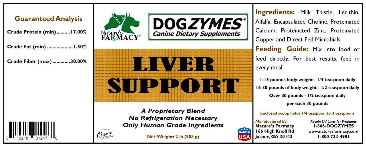 Nature's Farmacy Dogzymes Dogzymes Liver Support Supplement For Dogs, 8oz