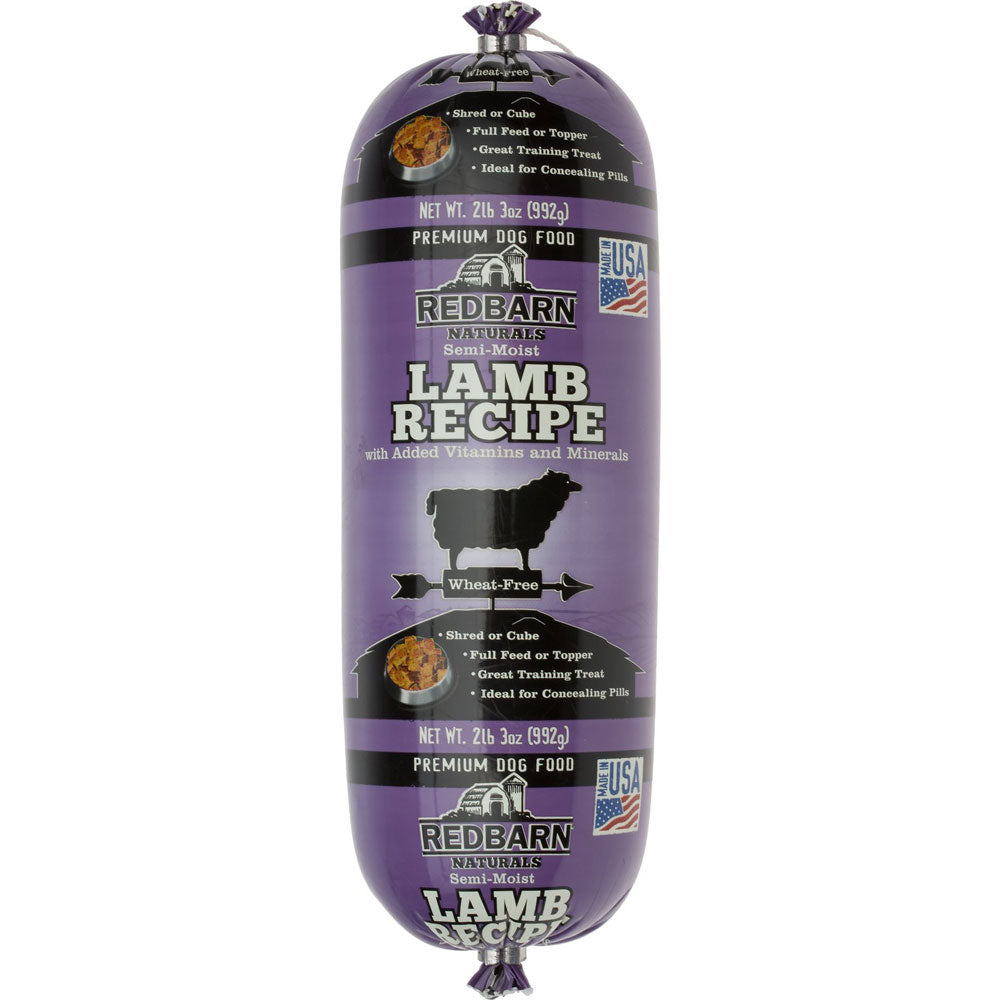 Redbarn Dog Food Roll, Lamb