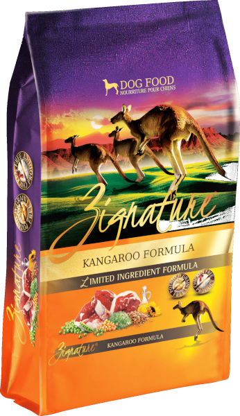 Zignature kangaroo dog shop food near me