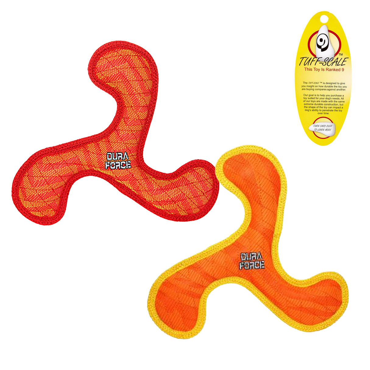 Tuffy Duraforce Boomerang Tough Dog Toy