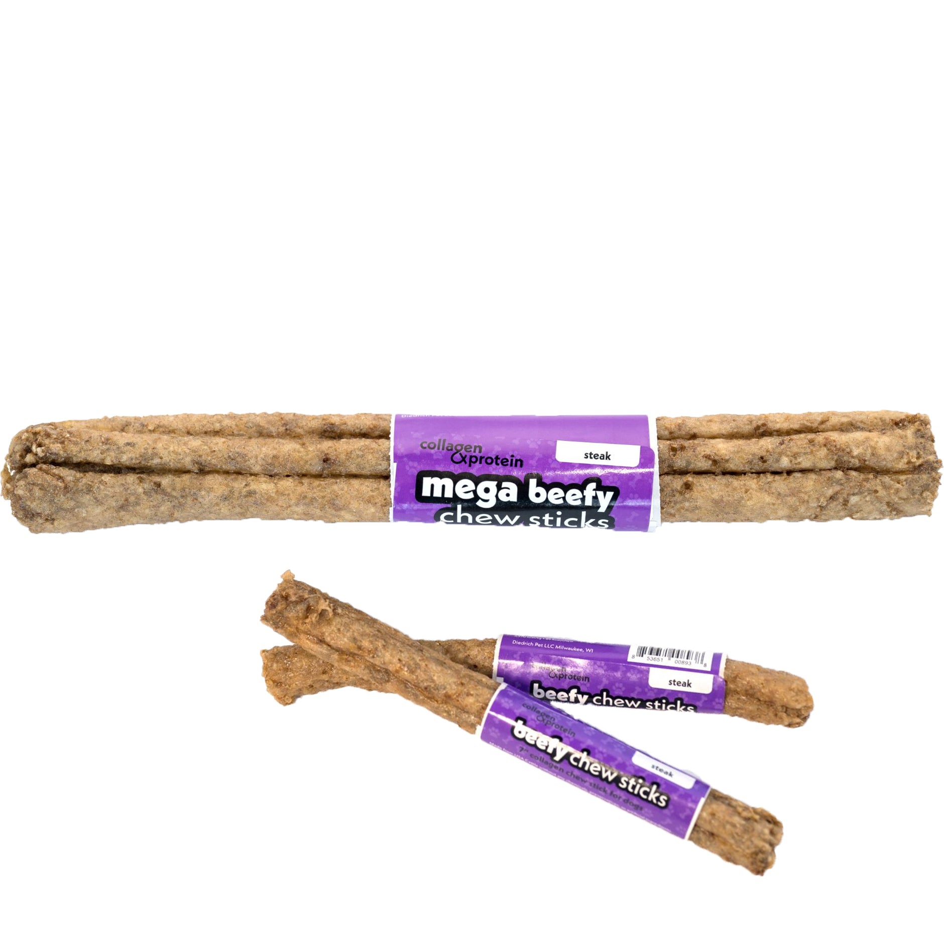 Mega Beefy Chew Sticks Bacon