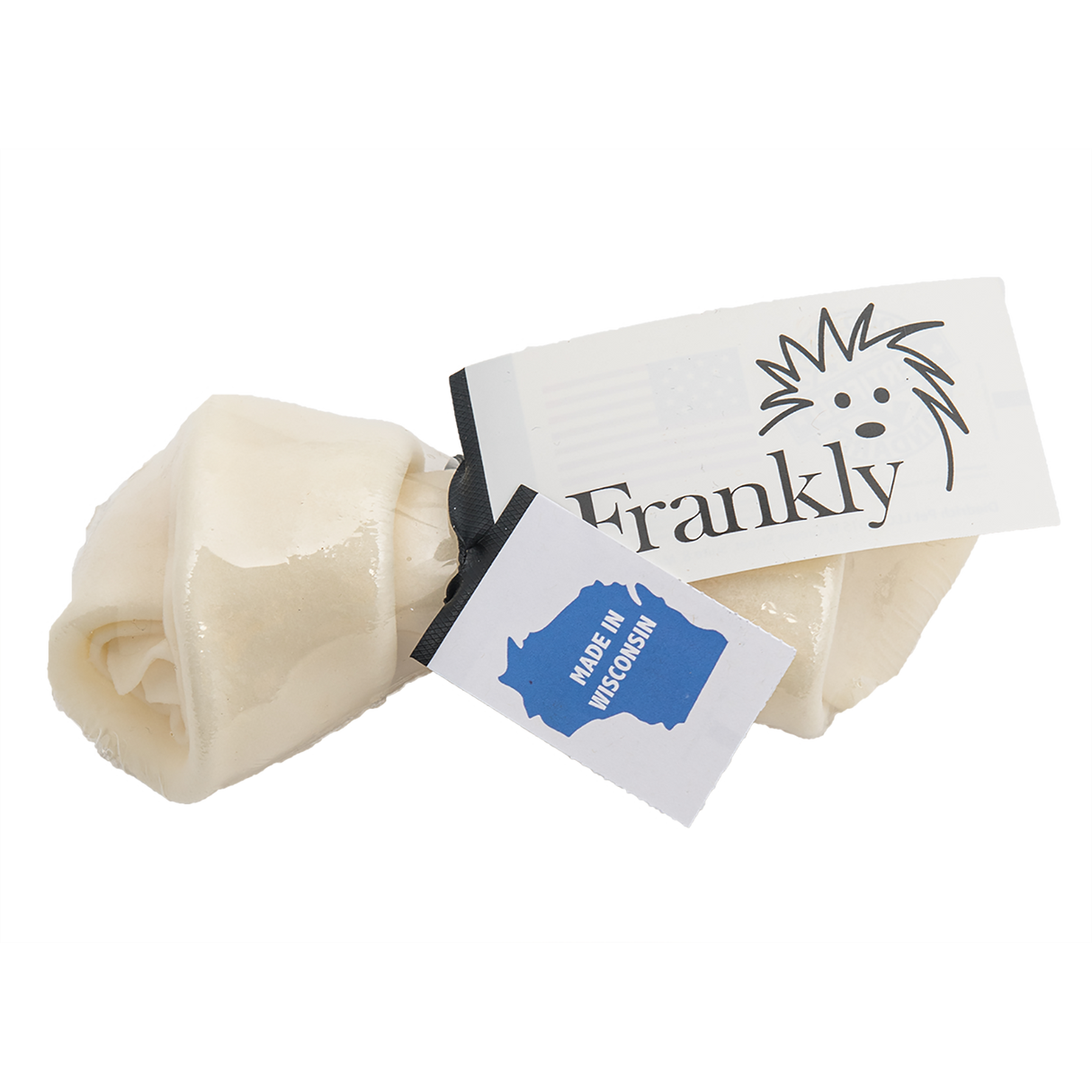 Frankly Pet Premium USA Small Bone Collagen Dog Chew, 4-5"