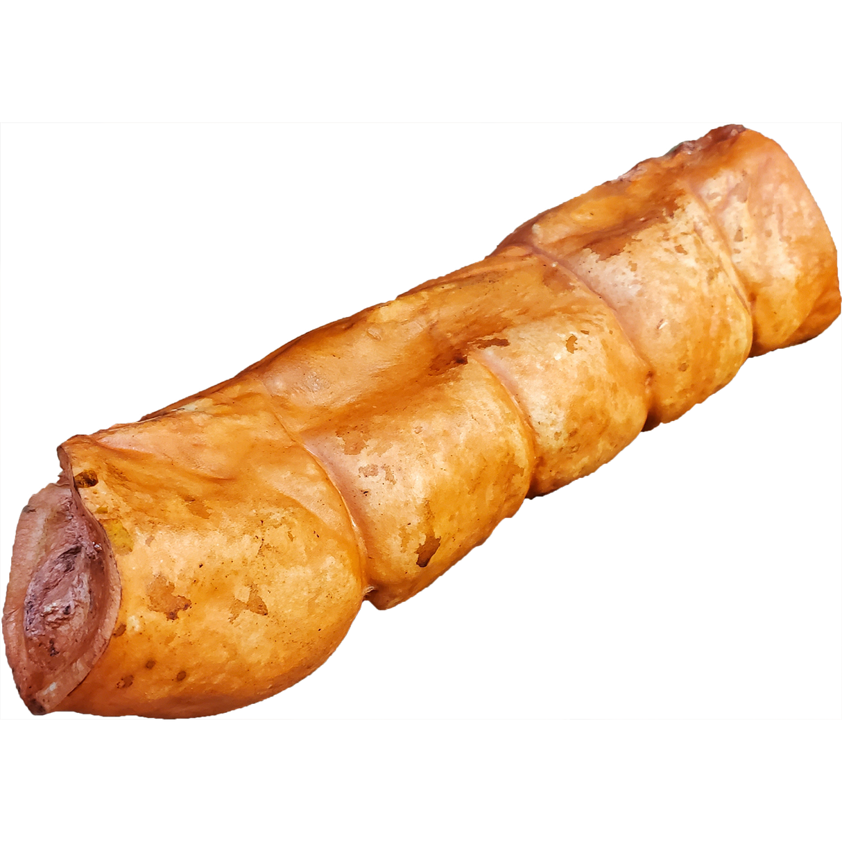Premium Beef Flavored Beef Cheek Roll Chew For Dogs, 10-12"