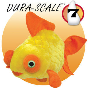 Tuffy's Mighty Ocean Creatures Dog Toy Goldfish - Gideon