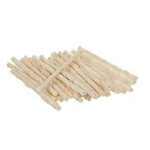 Premium White Rawhide Twists Dog Chew