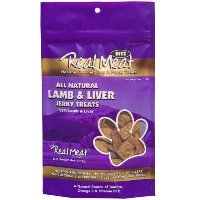 Real Meat Lamb & Liver Jerky Dog Treats