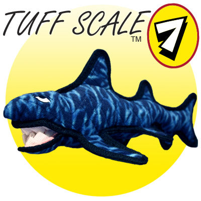 Tuffy Shack the Shark Sea Creatures Plush Dog Toy
