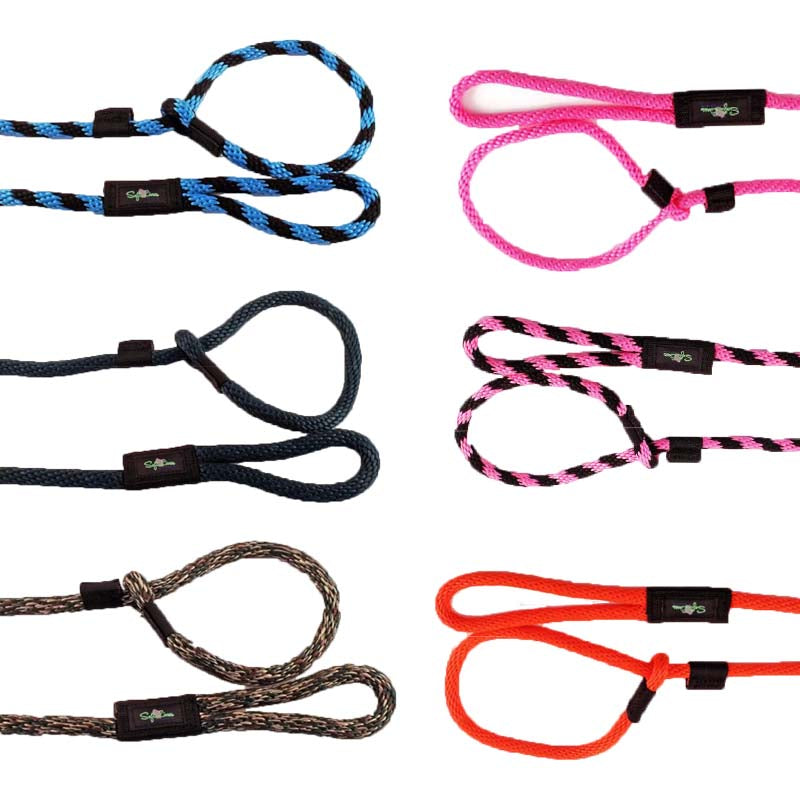 WDB Soft Lines Slip Lead For Dogs, 6ft x 3/8in