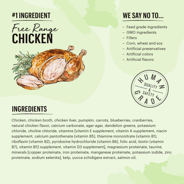 The Honest Kitchen Cate Chicken Pate Wet Cat Food