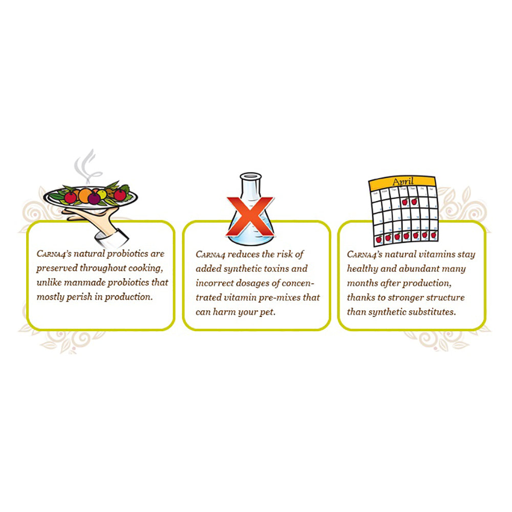 Carna4 Flora4 Ground Sprouted Seeds Food Topper For Dogs & Cats