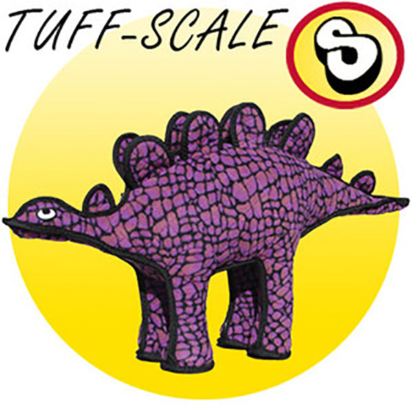 Tuffy Dinosaur Series Stegosaurus Durable Plush Dog Toy