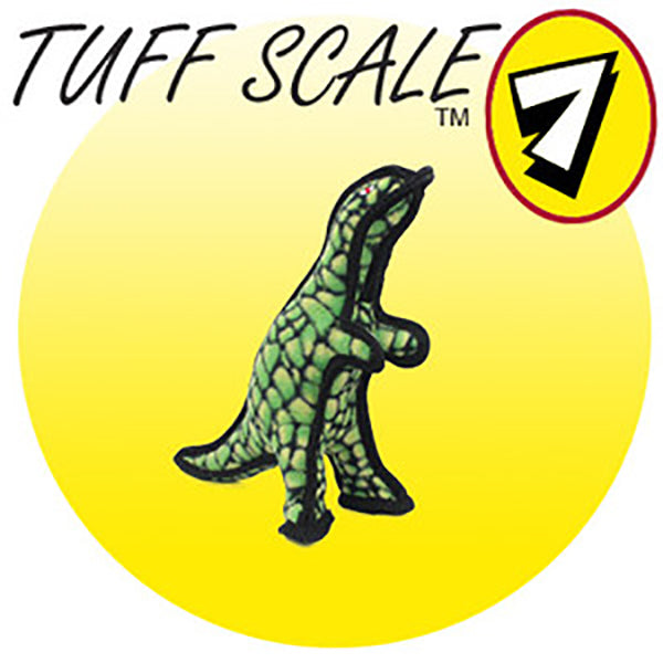 Tuffy Dinosaur Series Jr T-Rex Durable Plush Dog Toy