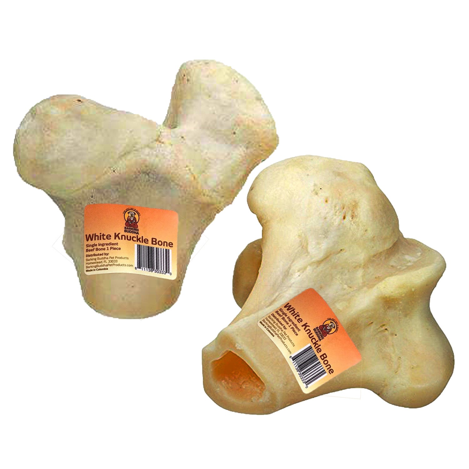 Barking Buddha White Knuckle Beef Bone For Dogs