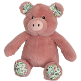 Petlou Promo Pig Plush Dog Toy, 15" Mauve