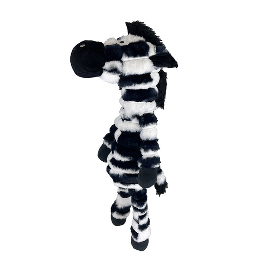 Petlou Zoo Friends Zebra Plush Dog Toy, 26"