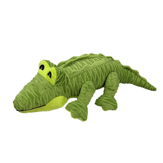 Petlou Groovys Alligator Plush Dog Toy, 22"