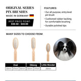 Chris Christensen Original Series Oval Pin Brush For Dogs, 27mm