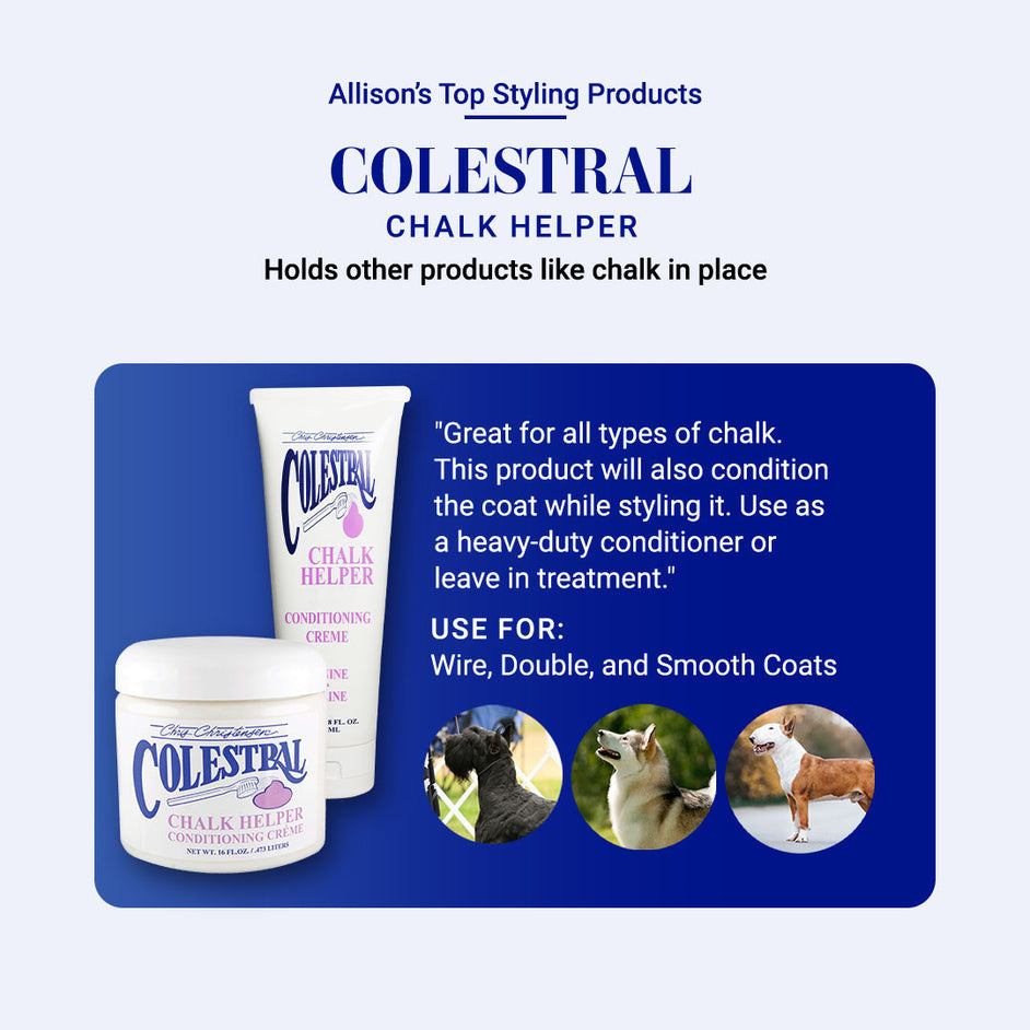 Chris Christensen Colestral Chalk Helper & Conditioning Cream For