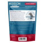 Mission Farms Chicken & Cranberry Freeze Dried Dog Treats, 3oz